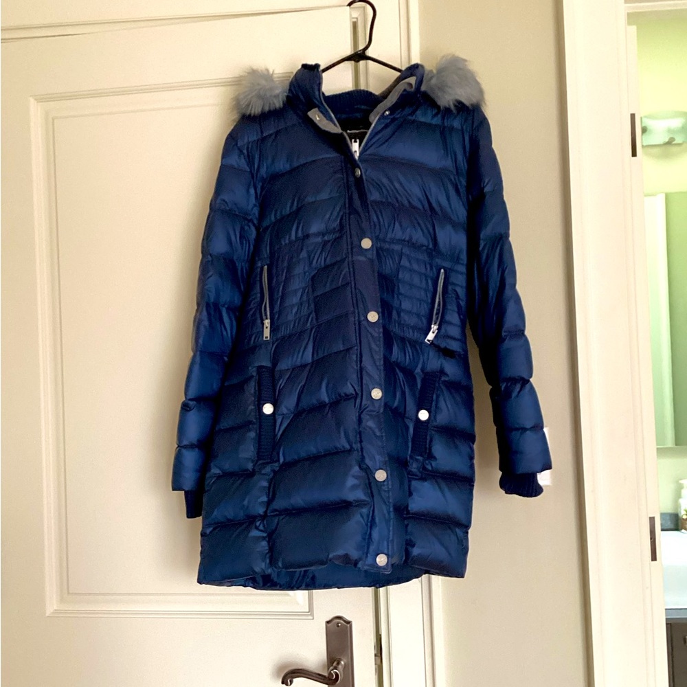 Metalic Blue Parka